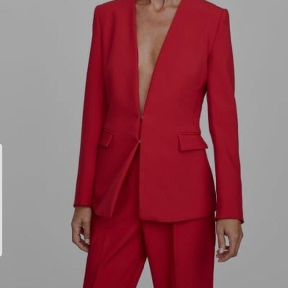 Zara Jackets & Blazers - Red Blazer  Zara